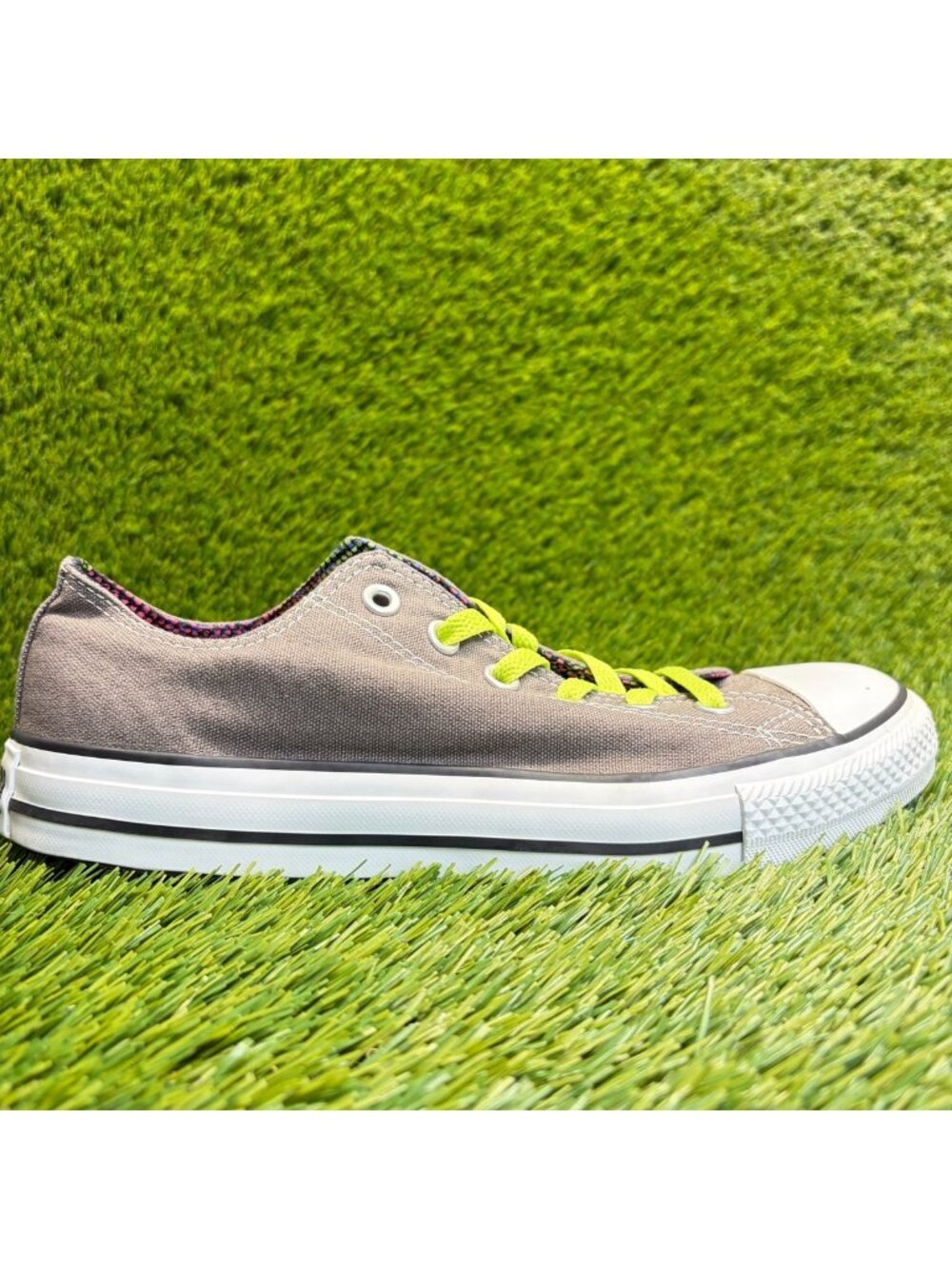 Converse Chuck Taylor All Star Low Womens Size 9 Gray Athletic Shoes Sneakers